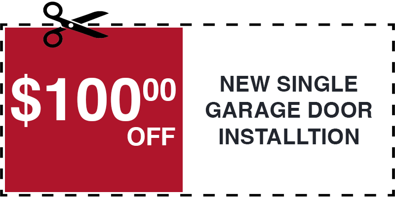100 off garage door repair islip