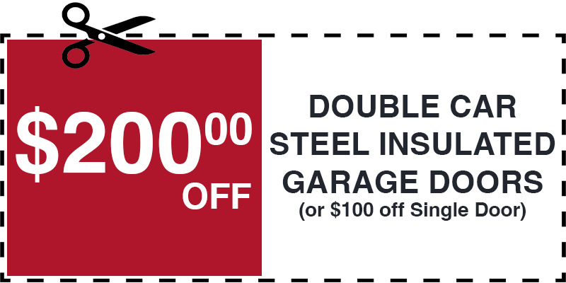 200 off garage door repair islip